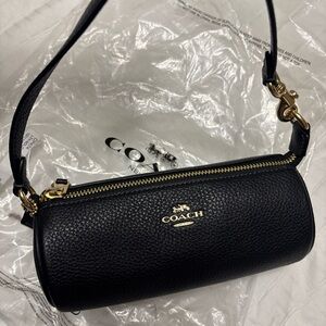 Coach barrel leather